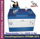 PROFFESIONAL IRONING SYSTEM Dampfbgelstation original Silter MN2075 3,5 bar, 7,5 Liter