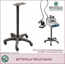 BATTISTELLA TROLLEY BLACK - Stand fr meistens Bgelstationen Battistella und andere Dampferzeuger