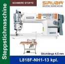 SIRUBA Automatische Steppstichmaschine L818F-NH1-13 fr schwere Stoffe Komplett