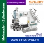 Siruba VC008-04106P/VWL/FH 4-Nadel Kettenstichmaschine fr elastische Stoffe-Komplett