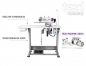 TEXI ACCURA Blindstichmaschine fr leichte und mittlere Stoffe mit energiesparendem AC-Servo-Motor und Nadelpositionierun