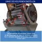 1000 Watt AC Power Motor Aerostar inkl Positionsgeber startet ab 0 bis 3500 RPM - Nachfolge TN422B - Stich fr Stich AC Motor