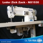 Leder ZickZack Geradestich Nhmaschine NX1530 mit 750 Watt AC Motor - AUFGEBAUT geliefert