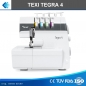 TEXI TEGRA 4 - Overlock Pro Serie mit 2-3-4 Faden. 2, 3, 4-Faden-Overlock zum Nhen mit Hohlsaum, Overlock und Zierstichen.