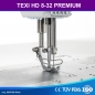 TEXI HD 8-32 PREMIUM - Dreifachtransport fr extra schwere Stoffe bis 20mm Dick -  EXTRA STARK