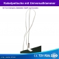 TEXI IRON CABLE HOLDER Kabelpeitsche mit Universalklammer , Iron cable holder with snap hook for ironing tables