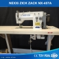 1-Nadel ZickZack Geradestich NX457A - 3 POINT ZickZack - Set mit Tisch und AC Motor 750 Watt - aufgebaut geliefert