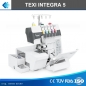 TEXI INTEGRA 5 - Intelegent Coverlock/ Overlock Pro Serie mit 2-3-4-5 Faden