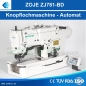 ZOJE ZJ781-BD Knopflochmaschine bartacking machine mit Fadenabschneider mit eingebautem AC Motor 750 Watt und Tisch