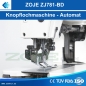 ZOJE ZJ781-BD Knopflochmaschine bartacking machine mit Fadenabschneider mit eingebautem AC Motor 750 Watt und Tisch