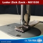 Leder ZickZack Geradestich Nhmaschine NX1530 mit 750 Watt AC Motor - AUFGEBAUT geliefert