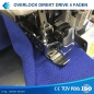 High Speed 4-Faden 2 Nadeln Overlock Kettelmaschine 747D mit integriertem AC Motor und Nadelpositionierung SET