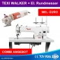 SEWTEX SALE  - TEXI WALKER WF SERVO PREMIUM fr nur 900 EUR - 1 Nadel Steppstichmaschine fr Leder, Polster - Aufgebaut