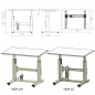 HHENVERSTELLBARE TISCH (WERKBANK) HDP-1 ausgestattet mit Elektromotor (HDP-1E) HHENVERSTELLBARE TISCH, WERKBANK mit Elektromotor zur Hheneinstellung