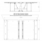 HUBARBEITSTISCH Nexxi-200 - mit Schmetterlingsklappfunktion 2700 x 2000, 220-230 Volt mm