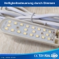 Magnetische LED Nhleuchte 20D - 20 Leds mit DIMMER und 1,50 Meter 220-230 Volt 9Watt - SCHWANENHALSLAMPE