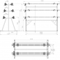 Materialrollengestell LS-6 Stoffrollenstnder fr 6 x Rollen, Rollenbreite: 1800 mm, Rollendurchmesser: 400 mm