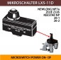 MIKROSCHALTER LX5-11D fr Sacknhmaschinen GK26, NP7A, Siruba, Zoje 26-1  - MICROSWITCH FOR BAG CLOSER POWER ON- OF ON / OFF PUSH SWITCH