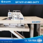 Direct drive 2-Nadel-4-Faden Overlockmaschine Shunfa SF747F mit versenktem Tisch