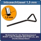 INBUSSCHLSSEL 1,5 MM - ALLEN KEY 1.5 MM