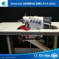 SEWMAQ SWD-X1 Direct drive 2-Nadel-4-Faden Overlock Nhmaschine mit USB - Set mit Tisch