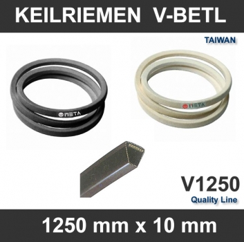 Keilriemen und Antriebsriemen fr Nhmaschinen - V-Belt 1250 mm