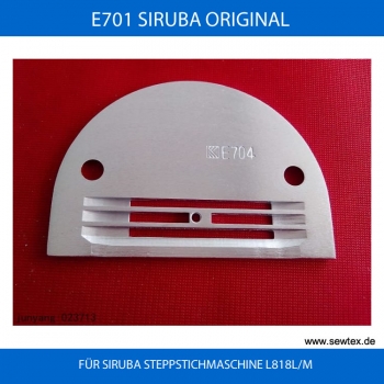 STICHPLATTE  E701 SIRUBA ORIGINAL - NEEDLE PLATE