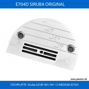 E704D SIRUBA ORIGINAL STICHPLATTE fr L818F-M1/-M1-13 MEDIUM