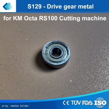 S129 Drive gear metal fr Rundmesser RSD-100, RC-280, SK100, GK100, Eastman - Kopie