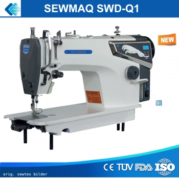 Sewtex Nähmaschinen, Technologien für Bekleidung, Polsterverarbeitung,  Lederverarbeitung - 1 Nadel Schnellnäher SEWMAQ SWD-Q1, SEWMAQ SWD-Q1
