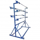 Materialrollengestell fr 5 x Rollen Stoffrollenstnder LS-5 Rollenbreite: 1800 mm, Rollendurchmesser: 400 mm