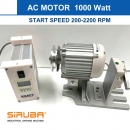 Aerostar KF AC Motor 1000 Watt, 220-240 Volt - ideal geeignet für Zweichfach/ - Dreifachtranpost Nähmaschinen