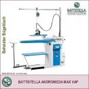 BATTISTELLA ANDROMEDA MAX VAP  Bügeltisch für Wäschereien geeignet.