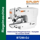 SIRUBA BT290-DJ Elektronische Riegelmaschine für mittlere Stoffe - komplette Maschine