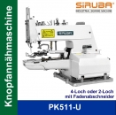 SIRUBA PK511-U Knopfannähmaschine Montiert  komplette Maschine