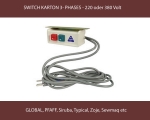 SWITCH KARTON 3- PHASES - ON/OFF SWITCH BOX 3- PHASES